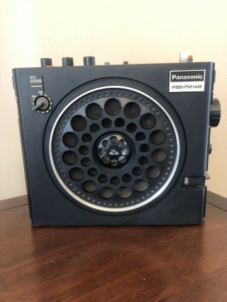 Vintage Panasonic Rf - 888 Psb - Fm - Am Portable 3 - Band Radio Great