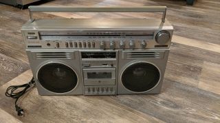 General Electric Ge 3 - 5259a Radio “blockbuster” Vintage Old School 1980s Boombox