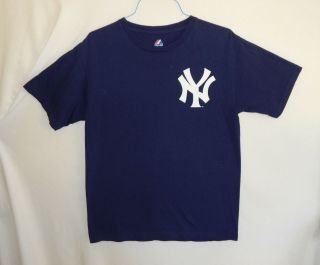 Mark Teixeira York Yankees Mlb Baseball T Shirt Majestic Size Medium M
