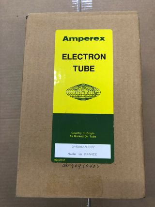 Amperex Vacuum Electron Tube 3 - 500z/8802