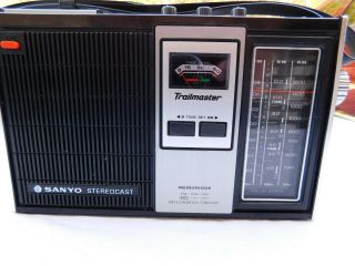 Sanyo Trail Master Am / Fm / Sw Transistor Stereocast Radio Model Rp 7220