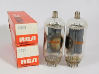 Rca 8950 Vacuum Tube Pair For Ham Radio Cb Amplifier (matched,  Tv - 7d)