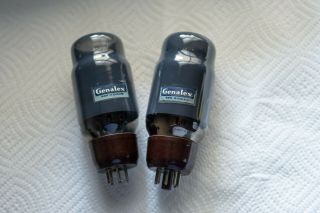 Genalex Kt66 Tetrode Vacuum Tubes Made In England Pair / Gorgeous