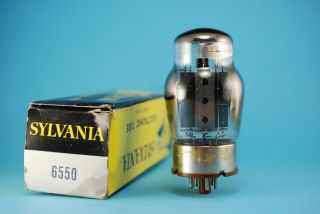 Sylvania Tung - Sol 6550 Nos Nib Beam Power Output Tube 3 Getter Guitar Amp