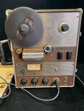 Ampex 602 Professional Tube Portable Open Reel Tape Deck