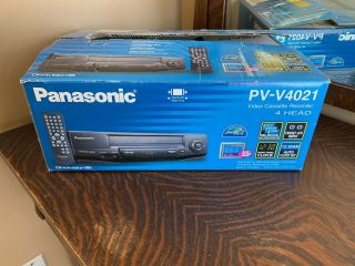 Still - Panasonic Pv - V4021 Vcr Vhs Player 4 Head Video Cassette Recorder