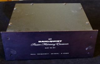 Dahlquist Dq - Mx1 Passive Matrixing Crossover Dual Frequency 60/80 Hz 8 Ohms