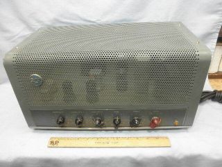 Exceptional 1955 Rca Mi - 12155 Theater Pa 30 Watt 6l6gc Amplifier - Serviced Nr