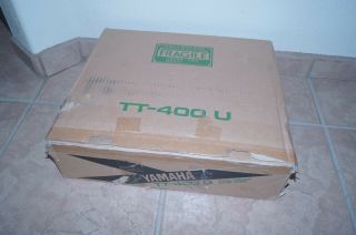 Yamaha Tt - 400u Belt Drive Turntable Made In Japan Grado Cartridge Box