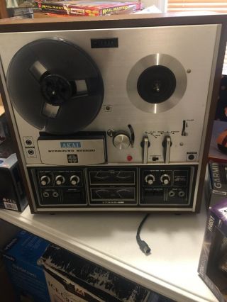 Akai 1730d - Ss Surround Stereo Four Channel Tape Deck Reel - To - Reel - Estate