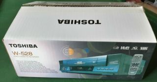 Open Box Toshiba W - 528 4 Head Hi - Fi Stereo Vhs Vcr Fast - Rare