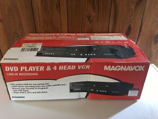Magnavox Dv220mw9 Dvd Vcr Vhs Combo - Dvd Player & 4 Head Vcr,