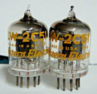 Bogey,  Western Electric Jw 2c51 Vacuum Tubes 396a 5670