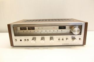 Vintage Silver Face Pioneer Sx - 580 Am - Fm Stereo Receiver One