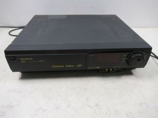 Panasonic Ag - 1980 Vcr S - Vhs Vhs Player Recorder Tbc Deck Pro Editing Deck