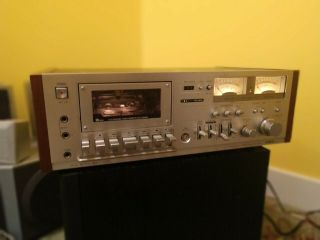Aiwa Ad - 6800 Solid State Stereo Cassette Deck - Needs Belts