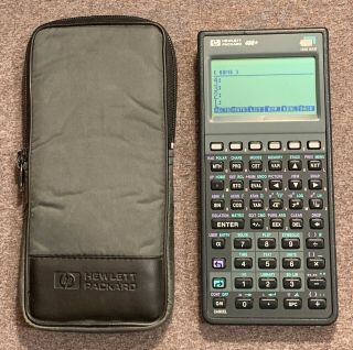 Hp 48g,  Calculator With 128k Ram & Case