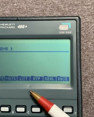 HP 48G,  Calculator with 128K RAM & Case 2