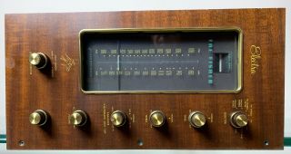 The Fisher Stereo Tube Tuner Preamp 490t Chassis Unrestored