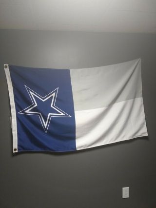 Dallas Cowboys 3x5 Texas State Flag,  Metal Grommets,  Highest Quality,  Deluxe