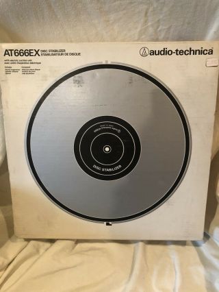 Audio Technica At666 Disc Stabilzer - In Open Box.  Very Rare Unit.