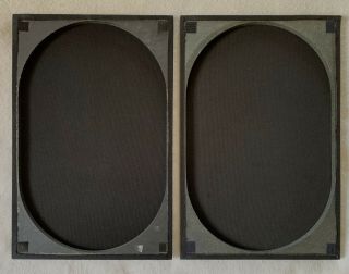 Vintage 1971 JBL 4311 Black Speaker Grills Pair EX 2