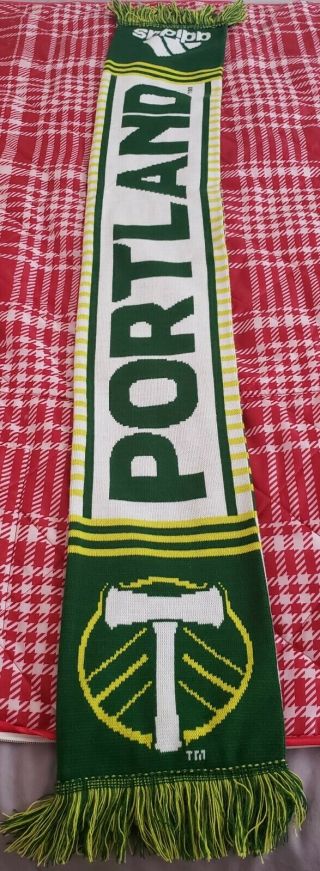 Portland Timbers Fc Scarf Adidas Soccer MLS double - sided 2