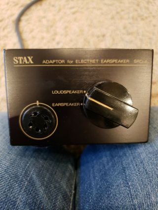 Stax SR - 80 Electret Earspeaker,  SRD - 4 Adaptor 2