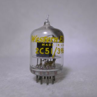 Western Electric 396a/2c51/5670 Bent Square Getter 1946 Usa Strong