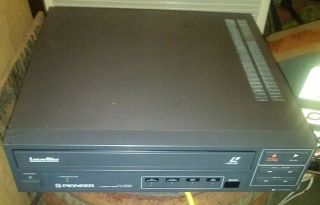 Vintage Pioneer Ld - V2200 Laser Disc Player,  Turns On/off & Opens/closes Smotthly