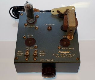 Vintage Allied Radio Knight - Kit Wireless Broadcaster - Amplifier - Parts