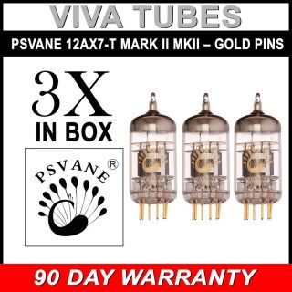 Gain Matched Trio (3) Psvane 12ax7 - T Mkii Mark Ii Vacuum Tubes Ships From Us