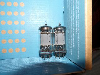 2 Perfect Matched Telefunken Smooth Plate 12ax7 Tubes U62
