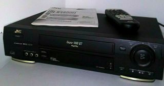 Jvc Model Hr S3800u Hr S4800u Vhs Et Plug And Play Vcr With Remote