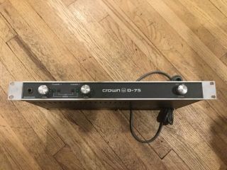Vintage Crown D 75 - Two Channel Amplifier