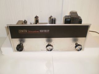Zenith Stereo Tube Amplifier 6bq5 Outputs