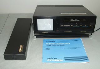 Rare Goldstar Viewmax Gvt - 9100m Vcr/ 5 " Tv Combo Player Movie Box