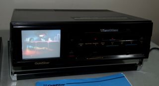 Rare GOLDSTAR Viewmax GVT - 9100M VCR/ 5 