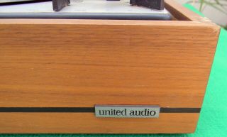 Vintage United Audio Dual 1219 Turntable With Dust Cover 2