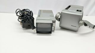 1982 Panasonic Micro Color Tv Model No.  Ct - 3311 Carrying Case W/ Charger