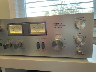 Nikko NA - 550 Integrated Stereo Amplifier Audiophile HiFi Vintage NA550 Amp 3