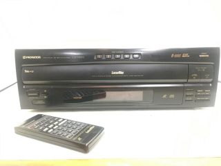 Pioneer Laserdisc Cld - M301 Milti - Play Cd Cdv/ld Player With Remote And Disc