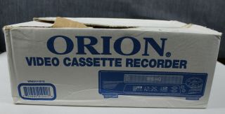 Orion Vr0211 Vr0212 4 Head Vhs Vcr Video Cassette Recorder Open Box Hi - Fi