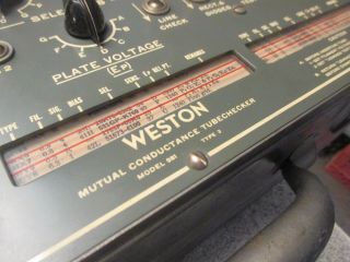 Weston Mutual Conductance Tubechecker Model 981 Type 3 2