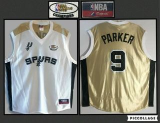 Tony Parker San Antonio Spurs Nba Finals 2003 Jersey Majestic 2x
