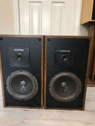Genesis Vintage Speakers 1 Pair