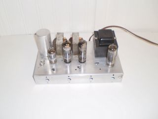 Magnavox Single Ended Stereo Tube Amplifier From Console