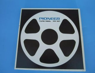 Pioneer Pr - 101 10.  5 " Metal Reel Vintage Reel Reel To Reel For 1/4 " Tape Deck