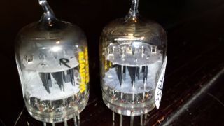 Western Electric 396A 2C51 Tubes - CLOSELY Matched Pair,  TV - 7/u BALANCED 2