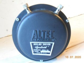 Vintage Altec Lansing 802 - 8d Symbiotik Horn Driver From Voice Of Theater